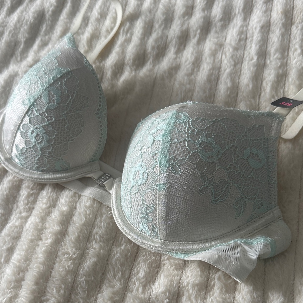 La SENZA Mint Lace Overlay Bra